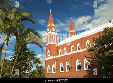 Kirche, Grecia, Central Valley Region, Costa Rica Stockfoto