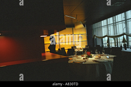 Italien, Piemont, Torino City, das Pista-Restaurant in der alten Auto-Factoy Fiat Lingotto umgewandelt zu einem Einkaufszentrum Stockfoto