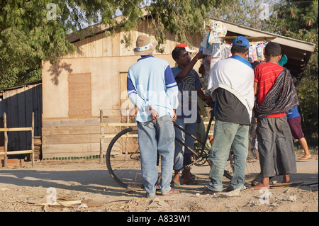 Anbieter verkaufen waren Stockfoto