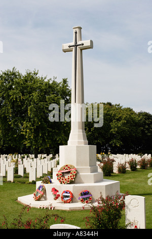 Bény-Sur-Mer Canadian War Cemetery Normandie Frankreich Stockfoto