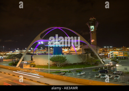 Das Themenrestaurant Gebäude Begegnung am Los Angeles International Airport Stockfoto