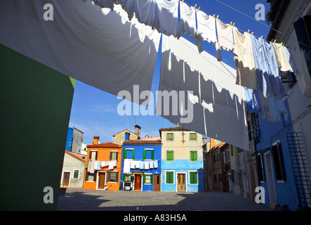 Burano, Venedig, Italien Stockfoto