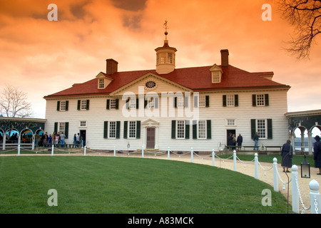 Mansion House Farm an George Washington Mount Vernon Virginia Stockfoto