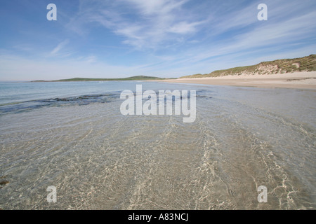 Machirs Bucht klar See Insel Islay Argyll Schottland Stockfoto