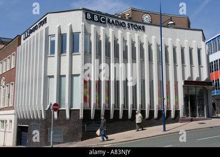 BBC Radio stoke Unterhaltung Gebäude heizen auf Trent Midlands England uk gb Stockfoto
