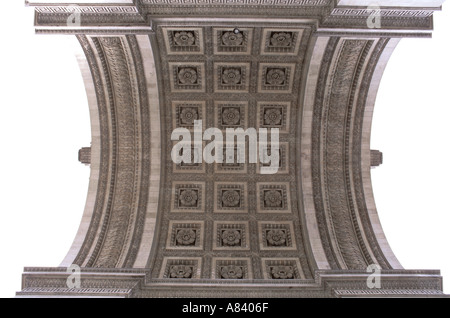 Arc de Triomphe Paris Frankreich Stockfoto