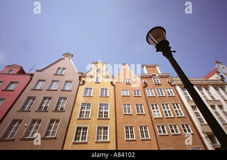 Long Street Altstadt Danzig Polen Stockfoto
