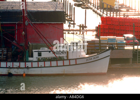 Der Hafen von Ilwaco an der Mündung des Columbia River, Washington Stockfoto