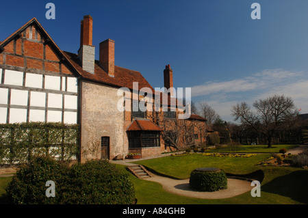 Neuen Ort Standort des Hauses wo Shakespeare Stratford-upon-Avon Warwickshire England UK starb Stockfoto