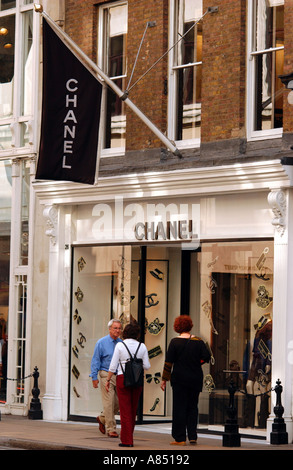 Bond Street, Chanel Shop außen Stockfoto