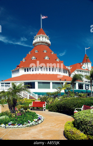 Hotel del Coronado auf der Insel Coronado in San Diego Kalifornien USA Stockfoto