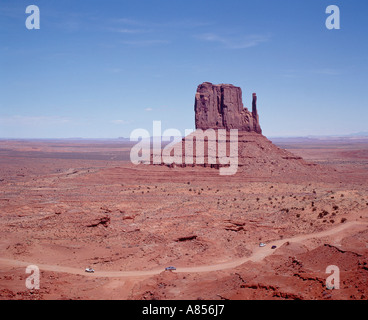 Vereinigte Staaten von Amerika. Arizona / Utah. Monument Valley. Stockfoto