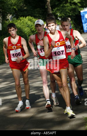 7. European Cup Race Walking Meisterschaft Leamington Spa Warwickshire 20. Mai 2007 Stockfoto