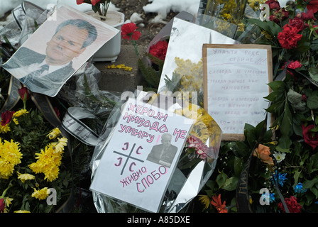 Denkmal für Slobodan Milosevic in Banja Luka Stadtzentrum Republika Srpska Bosnien-Herzegowina Stockfoto