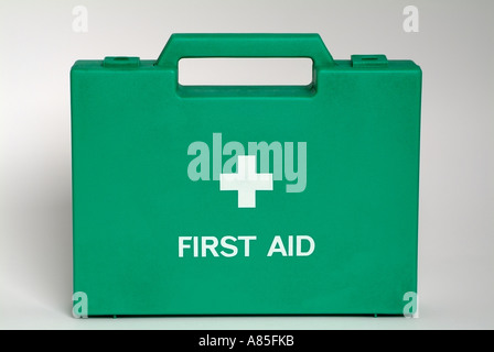 Erste-Hilfe-Kasten Stockfoto