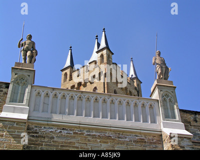 Burg Hohenzollern in Süddeutschland Stockfoto