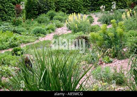 Der Steingarten in Holbrook Devon Ende April Stockfoto