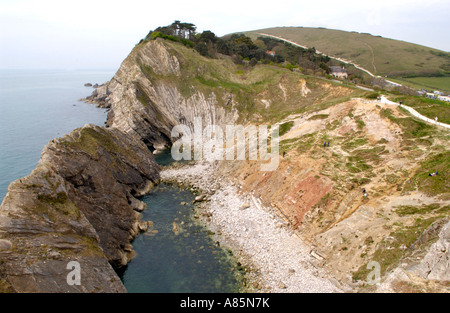 Stair Hole westlich von Lulworth Cove Dorset England UK Stockfoto