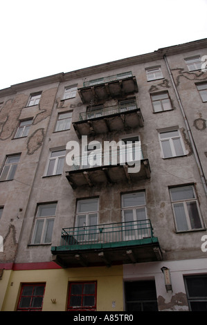 Altes Gebäude in Warschau an der Zabkowska Street Stockfoto