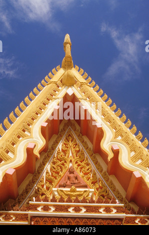 Dach des Tempel Thailand Stockfoto