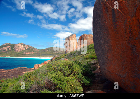 Spektakuläre Landschaft entlang der Küstenstraße Track auf dem Weg zur Distel Bay Stockfoto