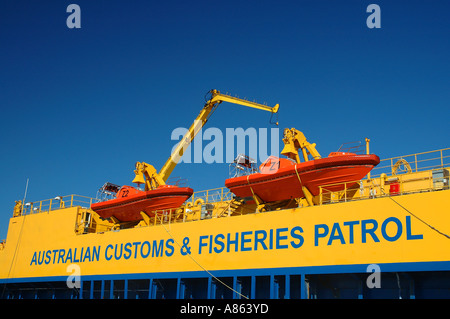 Australische Zollbehörde und Fischerei Patrouille Boote Stockfoto