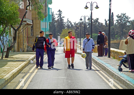 Jungs in Türkisch Straße Stockfoto