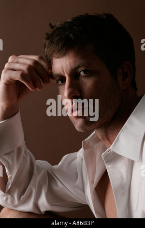 Porträt eines Mannes. Stockfoto