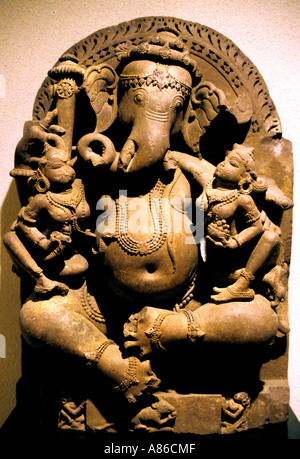 Indien-Ganesha-Rajasthan1000-1050 n. Chr. Hindu-Indian Stockfoto