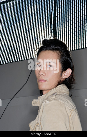 Junger Mann, portrait Stockfoto