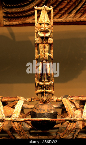 Malanggan Neuirland Papua Neu Guinea Ozeanien Museum Stockfoto