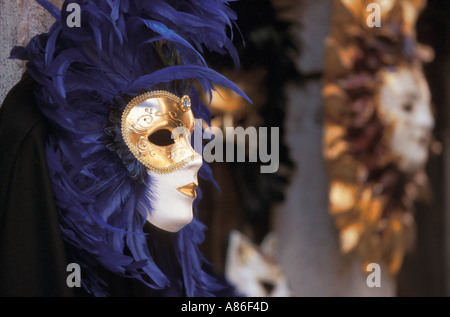 Karneval Masken zum Verkauf in Venedig Italien Stockfoto