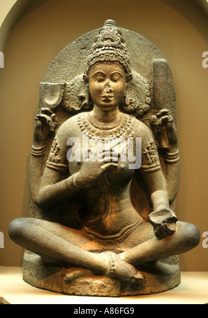 Gautama Buddha Shakyamuni erste Predigt Bihar Indien indische 10-11 Cent museum Stockfoto