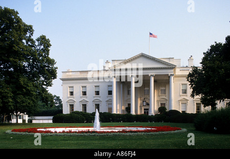 Präsident der Vereinigten Staaten Washington DC White House Stockfoto