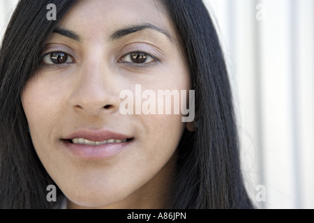 Porträt einer jungen Frau. Stockfoto