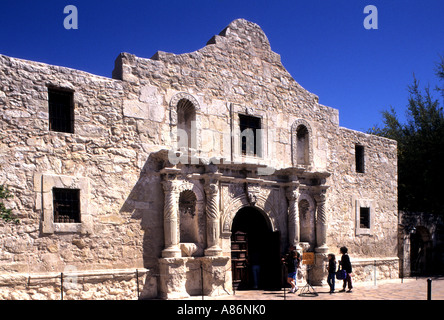 San Antonio, Texas die Alamo Kirche Religion USA Stockfoto