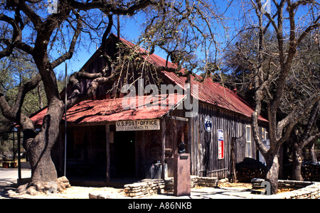US Post Office Vereinigte Staaten Texas USA Texas Hill Country Restaurant Cafe Luckenbach General Store Saloon Stockfoto