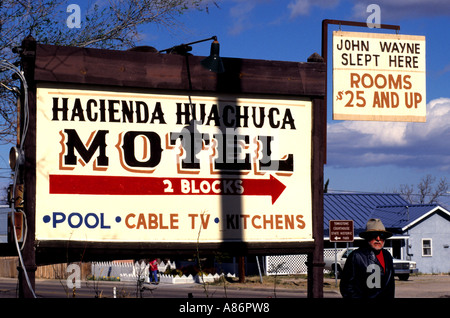 John Wayne Hacienda New Mexiko Vereinigte Staaten von Amerika Stockfoto