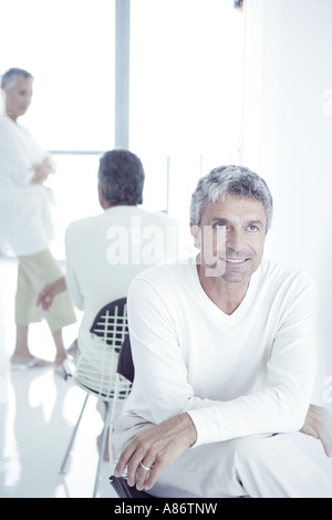 Mann sucht Frau Stockfoto
