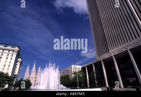 Vereinigte Staaten USA Utah Salt Lake City Joseph Smith Mormone-religion Stockfoto