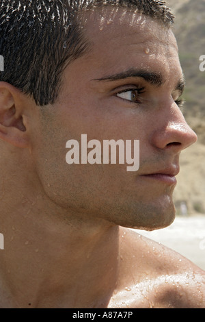 Porträt eines jungen Mannes. Stockfoto