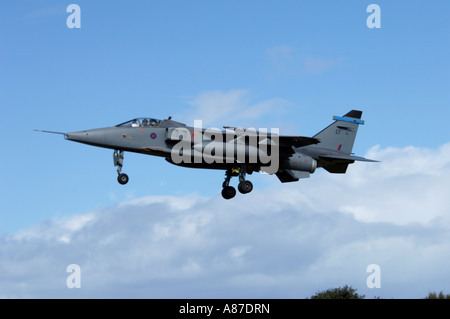 Sepecat Jaguar GR3A zu ersetzen durch den Eurofighter Typhoon in der RAF Stockfoto