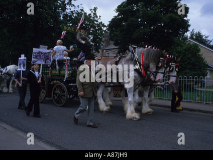 Beccles Karnevalsumzug in Suffolk Uk Stockfoto