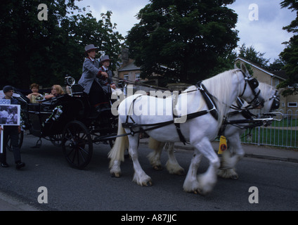 Beccles Karnevalsumzug in Suffolk Uk Stockfoto