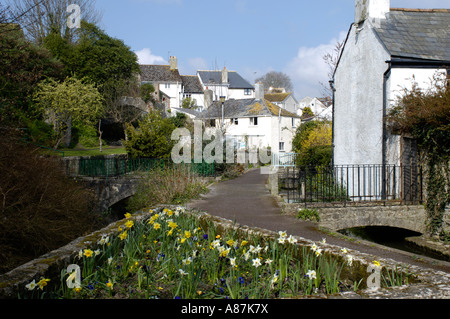 Mill Lane Lyme Regis Dorset Stockfoto