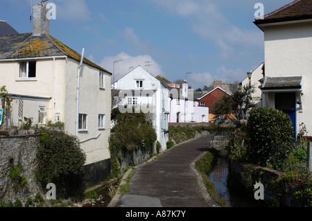 Mill Lane Lyme Regis Dorset Stockfoto