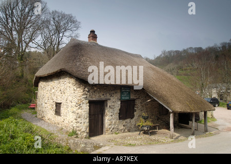 Branscombe Dorf Smithy East Devon Stockfoto