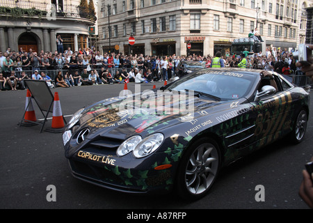 McLaren Mercedes SLR Team 83 Team Ivy Hotel 1 Fahrer Michael Kelly Mike Moreno Stockfoto