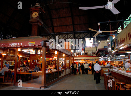 Hafenmarkt (Mercado del Puerto), Montevideo, Uruguay Stockfoto
