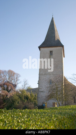 Sächsische Heilige Dreifaltigkeitskirche in bosham Stockfoto